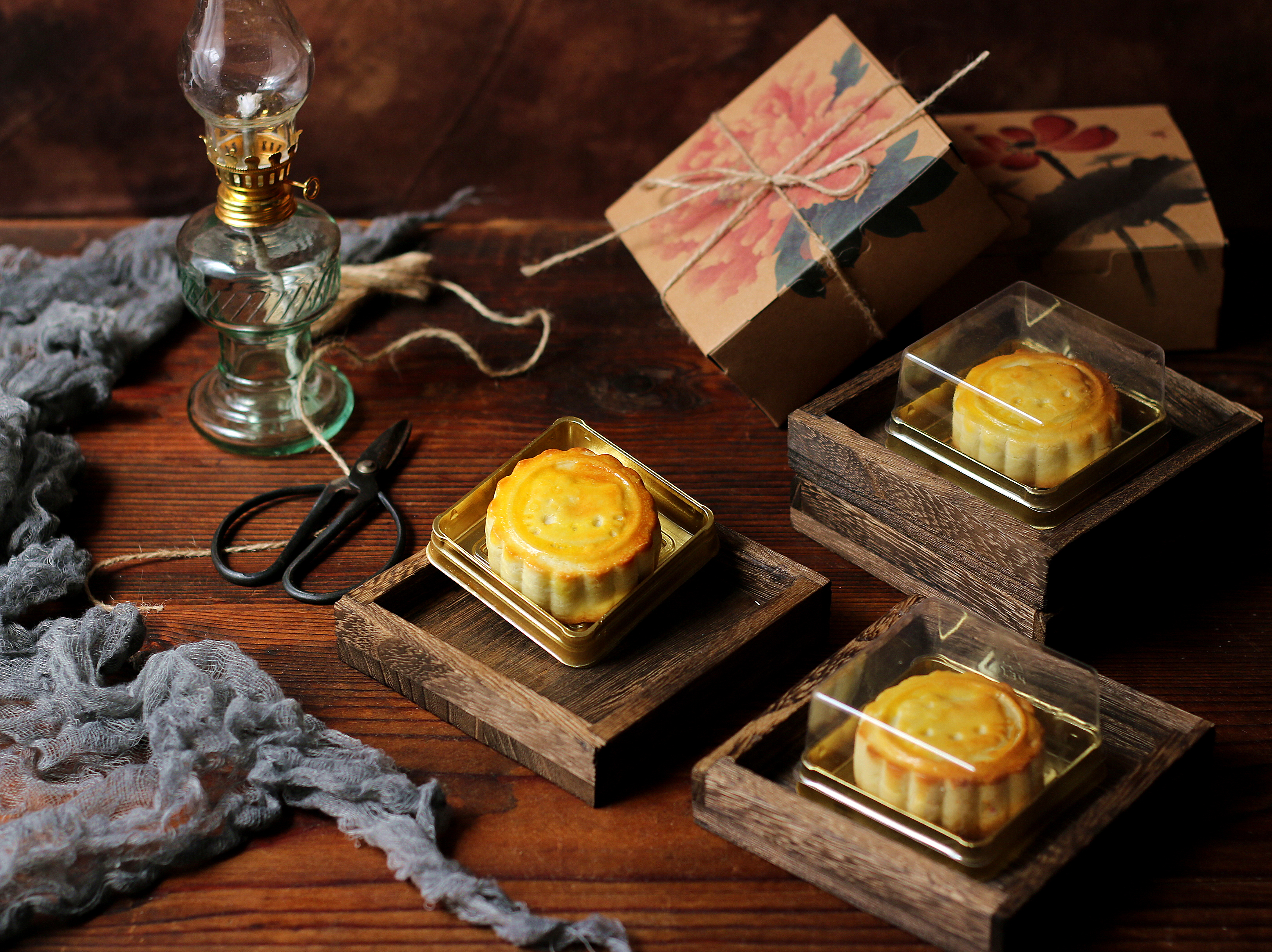 酥皮奶黄流心月饼私房配方分享,美心流心奶黄月饼6个装36元一盒