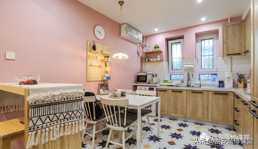 集成灶橱柜和什么颜色搭配好看,冰箱颜色和橱柜颜色搭配效果图