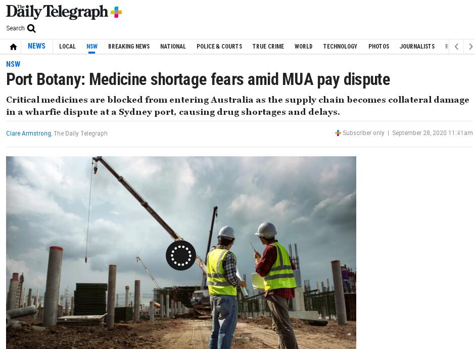 澳大利亚港口罢工事件最新消息,澳大利亚港口罢工原因