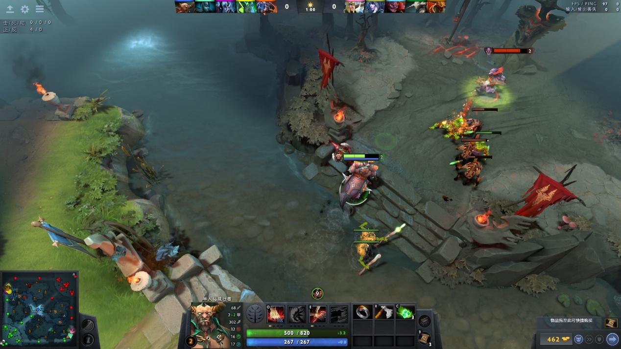 Dota2劣势路英雄推荐，穷不起来的三号位人马，进可攻退可守