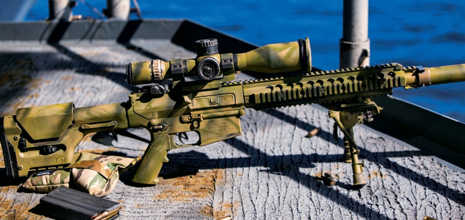 m110sass半自动狙击步枪,美军m110a1狙击步枪