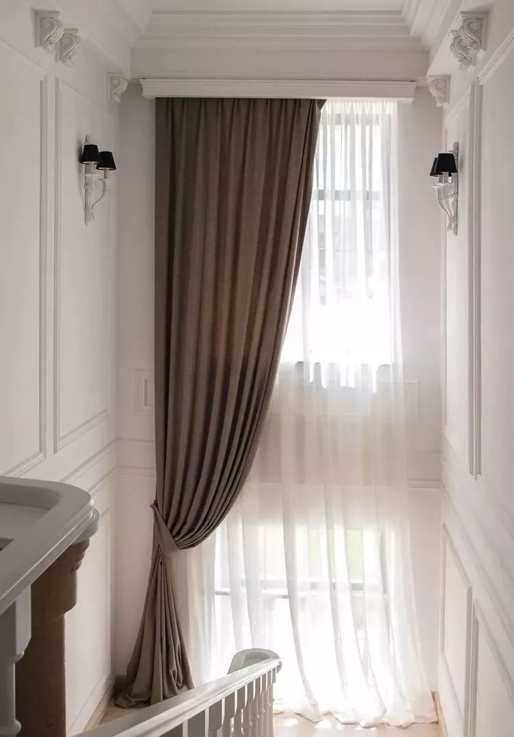 别墅窗帘最新款,100款窗帘效果图