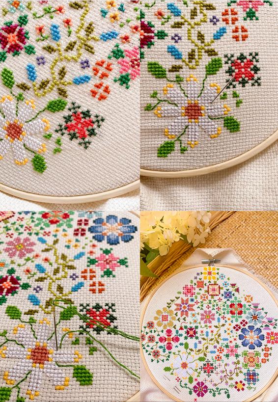 十字绣拿不住了应该怎么绣,以前的十字绣怎么能洗掉