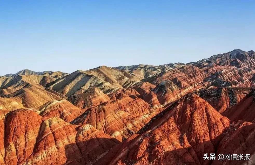 张掖七彩丹霞的唯美句子,兰州到张掖七彩丹霞旅游