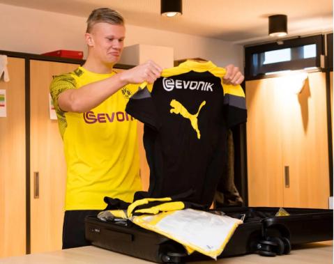 伊布和哈兰德谁的身体素质更高,哈兰德和伊布同框