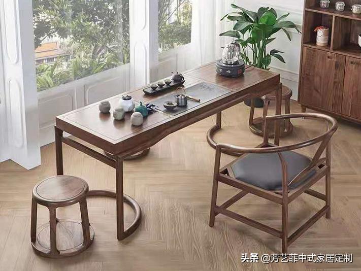 小茶室现代简约茶台,小空间茶室茶台推荐