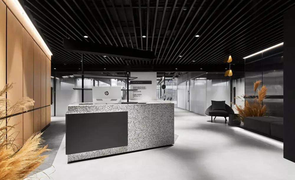 办公室装修前台效果图,工厂办公室前台装修效果图