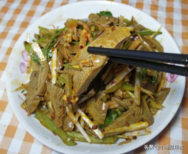 樱花凉拌素火腿,徐州菜凉拌素火腿