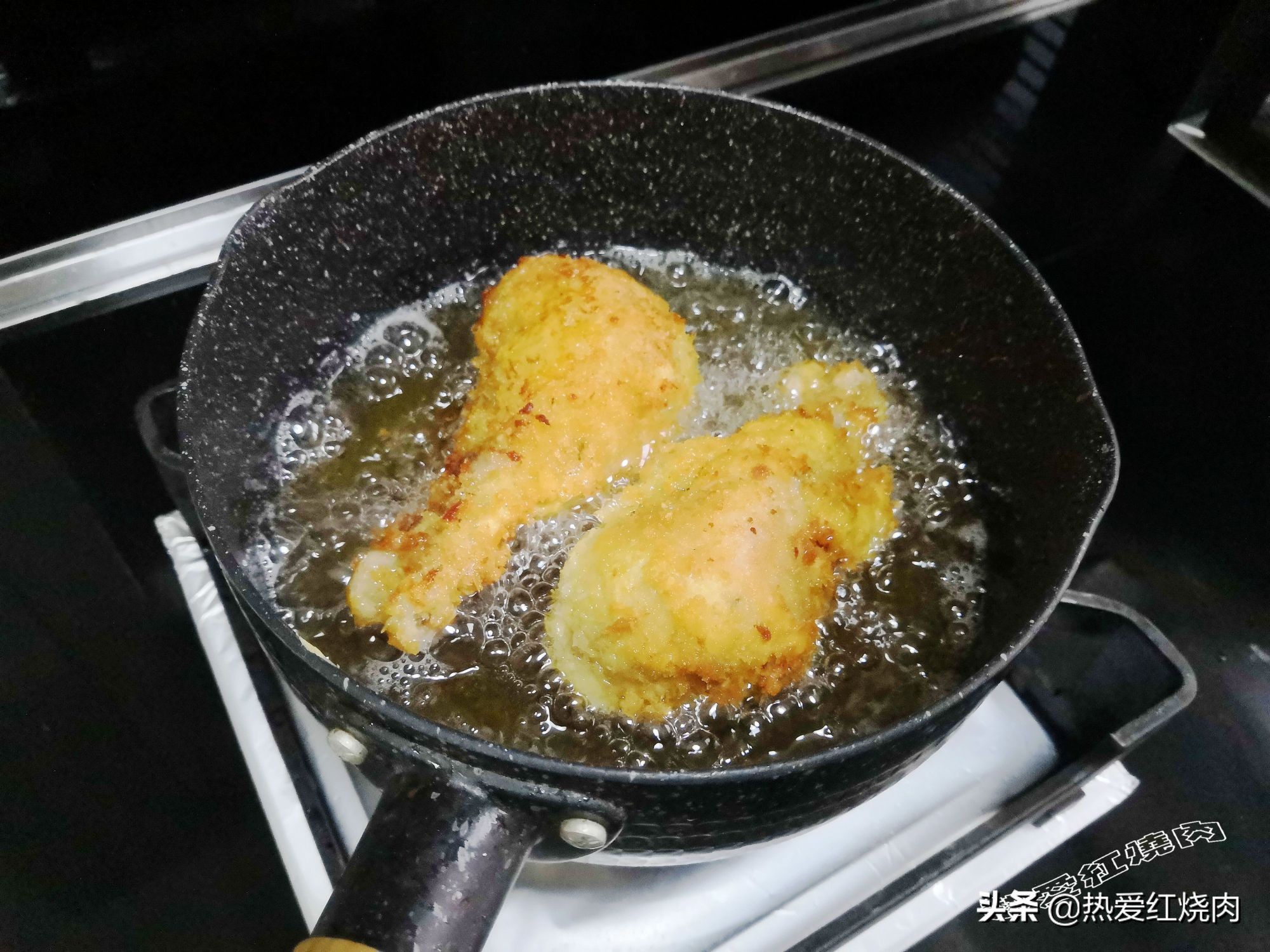 炸鸡腿如何炸得又脆又酥,炸鸡腿是我的最爱