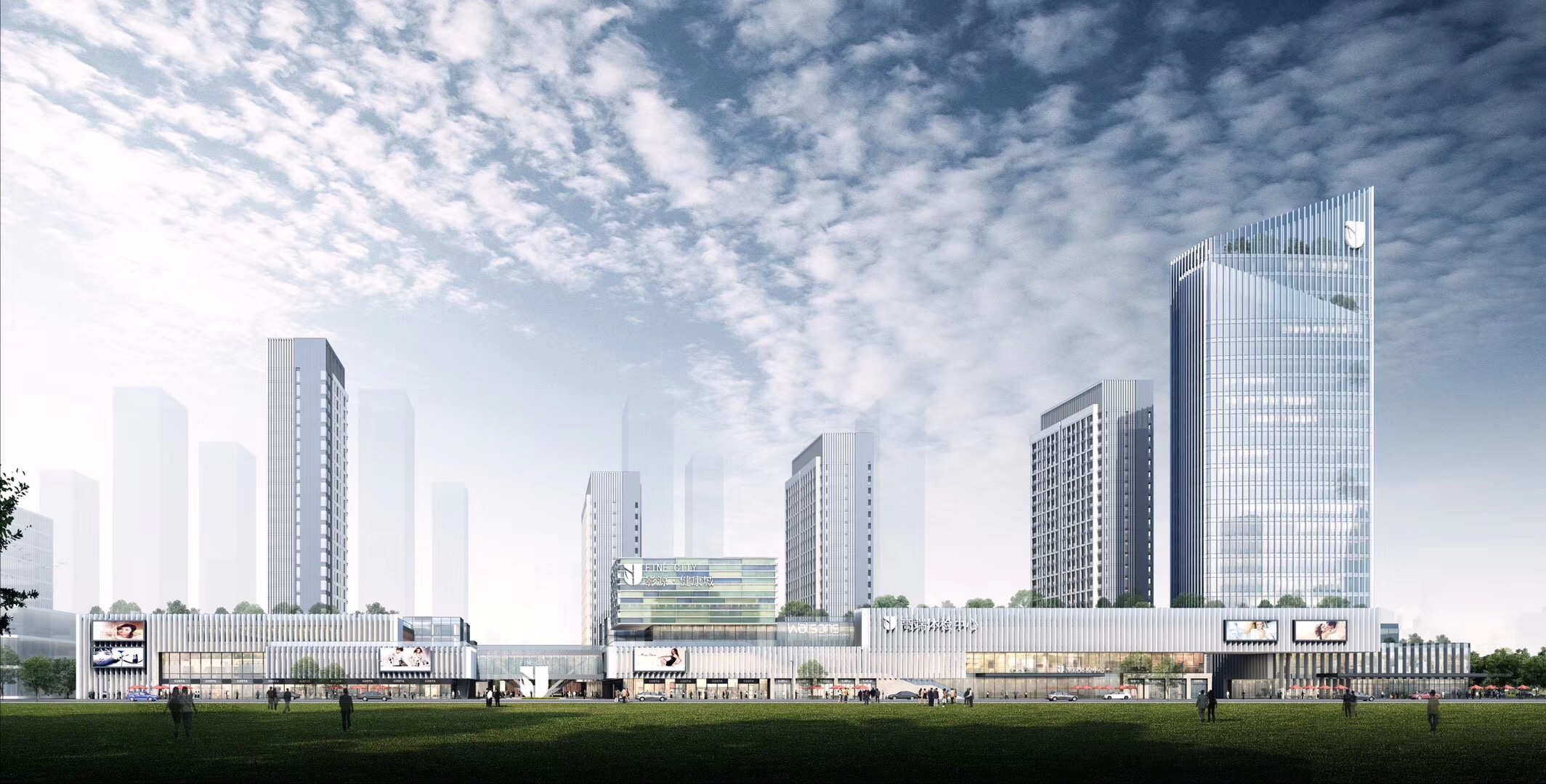 麻城影源健康城一期,麻城影源健康城入户花园设计