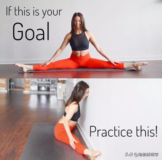 瑜伽横叉热身瑜伽体式,瑜伽零基础怎么学会竖叉