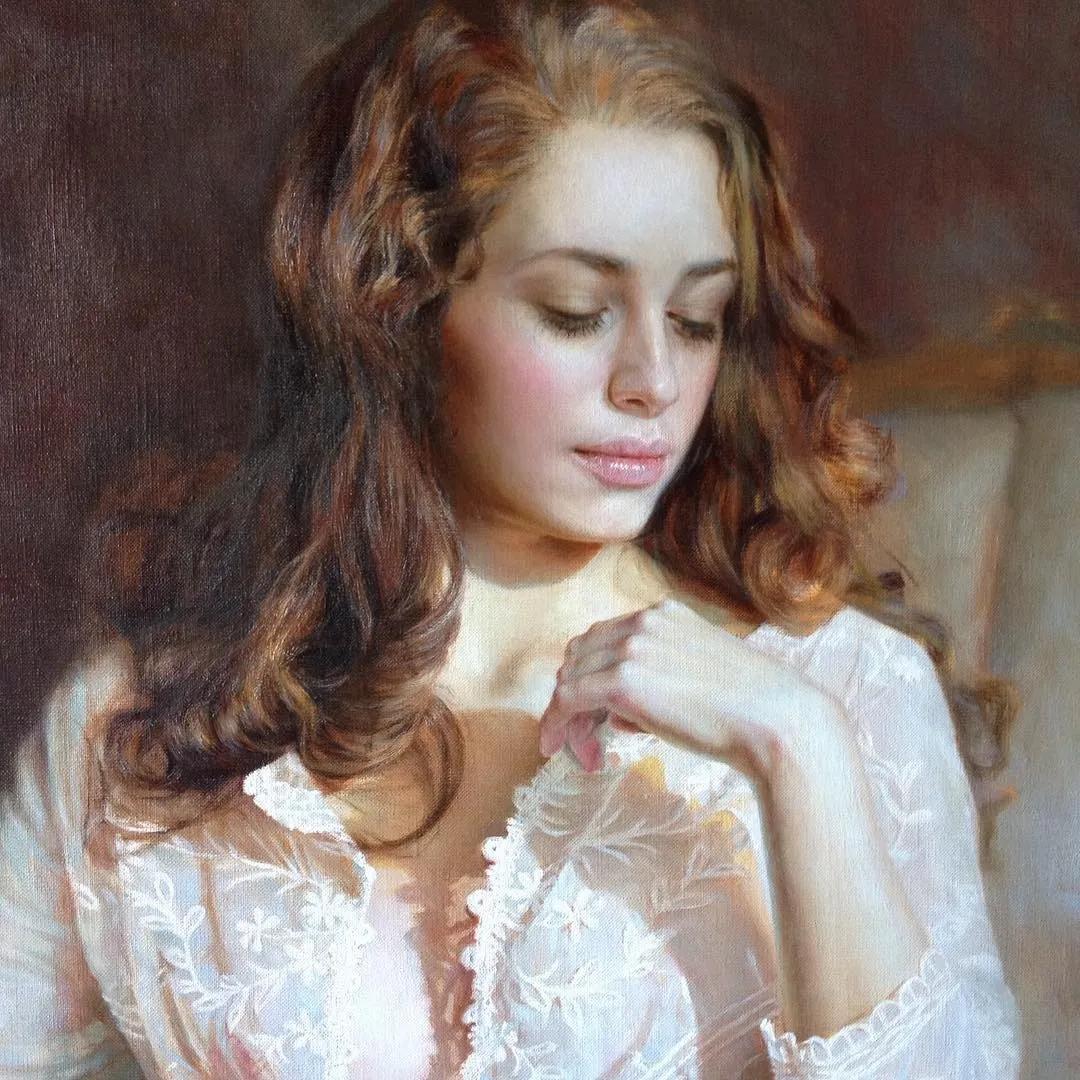 俄罗斯的女画家画的唯美油画,俄罗斯女画家油画视频