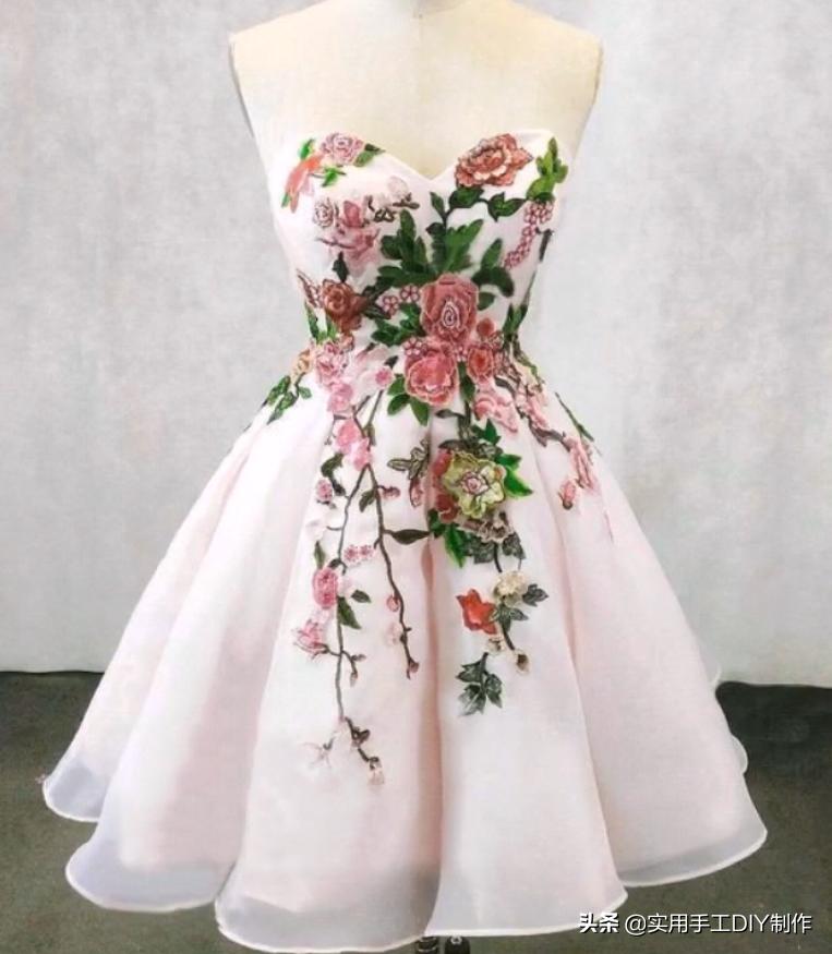 布艺拼接格子裙子,蕾丝拼贴连衣裙