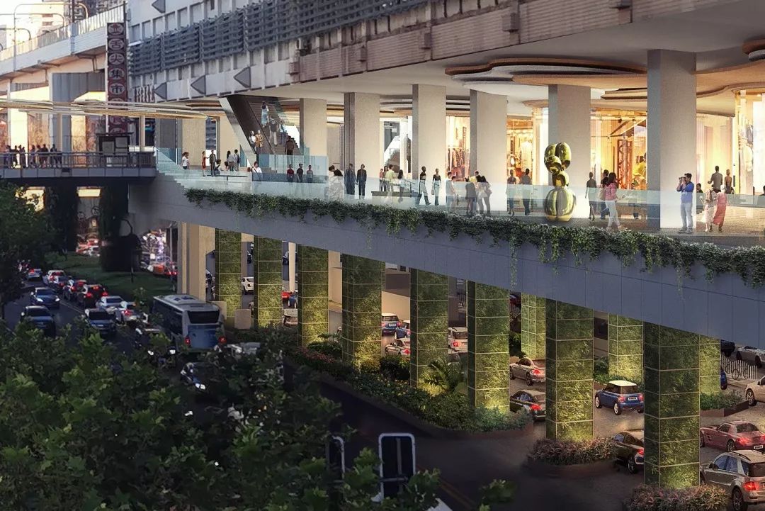 “活力纽带”焕活桥下空间-虹口足球场站桥下空间设计