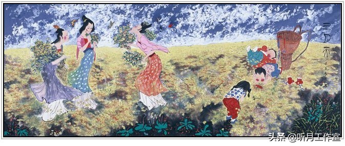 国画大师黄永玉荷花作品欣赏,国画前十名大师级画家作品