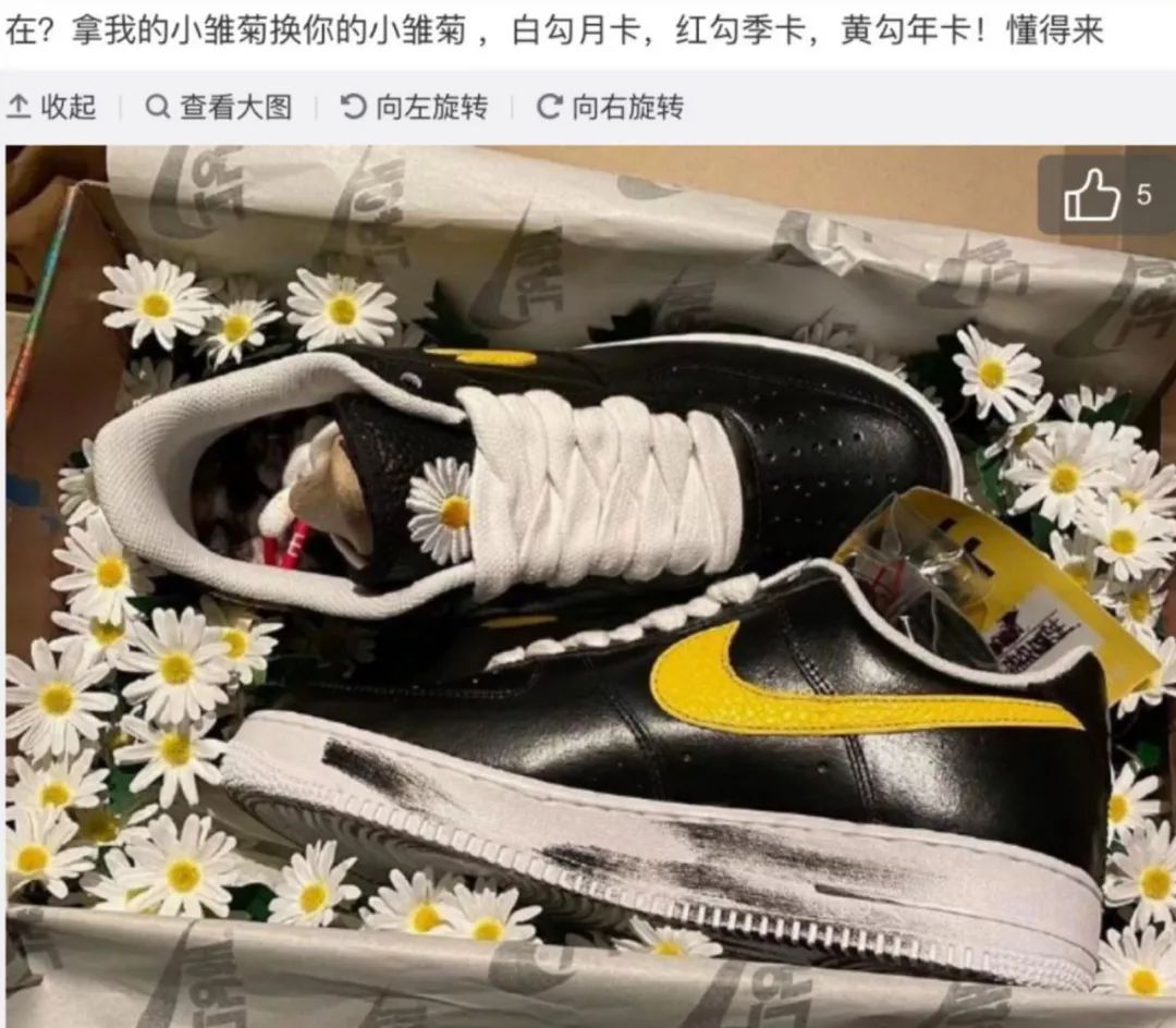 藤原浩和权志龙联名雏菊多少钱,权志龙联名球鞋被抢光