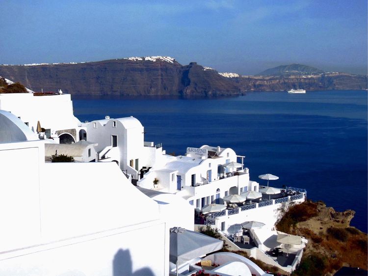 希腊圣托里尼洞穴蜜月酒店,圣托里尼浪漫旅行