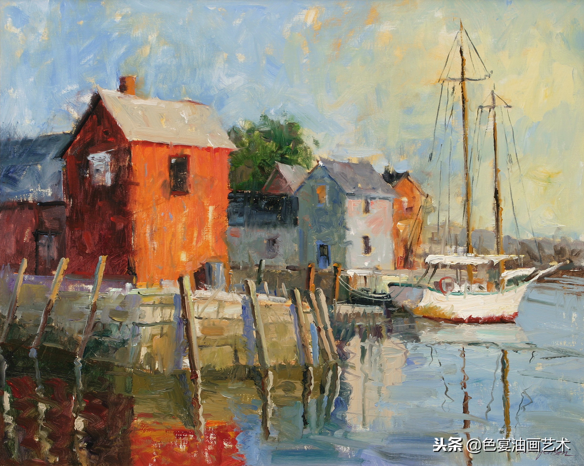 俄罗斯油画大师风景油画教程视频,油画大师油画风景创作教学视频