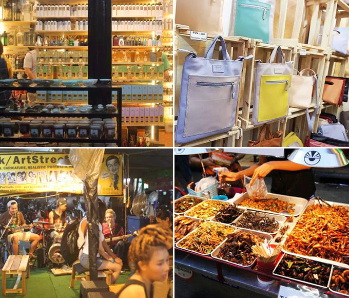 曼谷joddfairs夜市水果西施,曼谷滨河夜市和考山路夜市哪个好