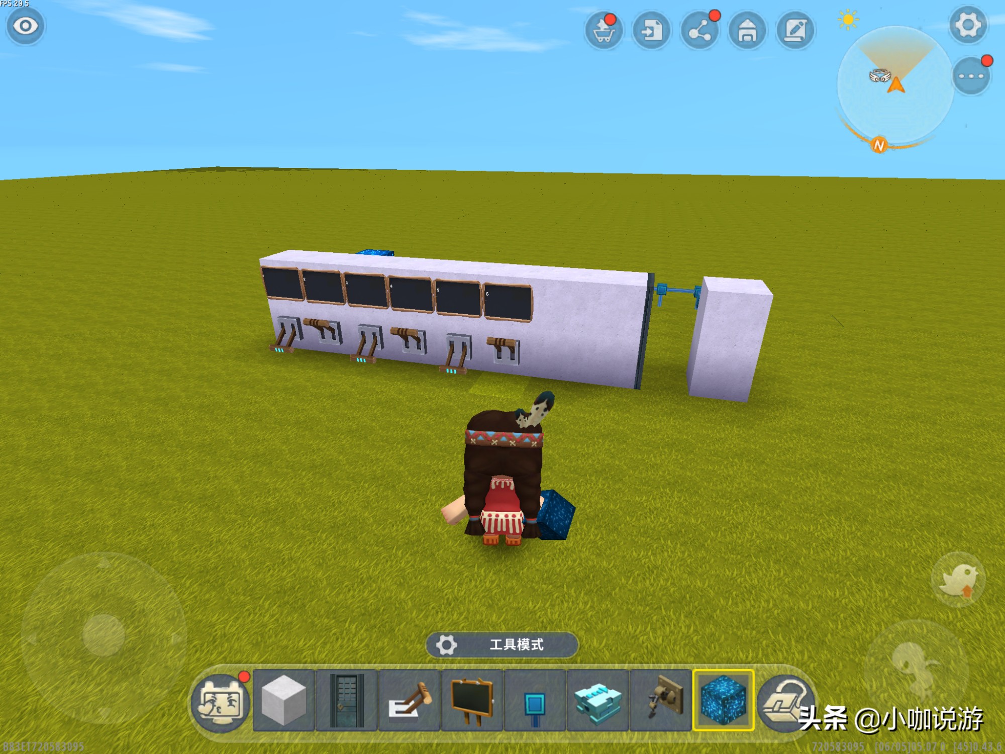 迷你世界高级密码门教学,迷你世界密码门是怎么搞的