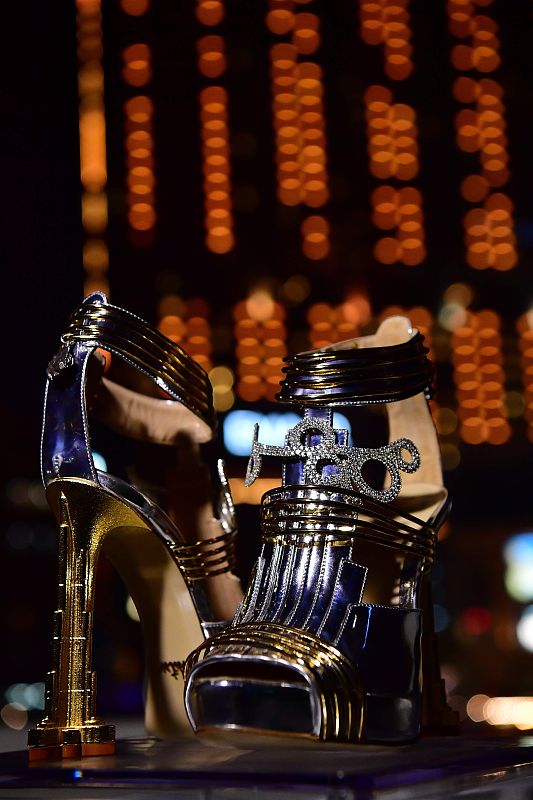 最贵的高跟鞋里面含有陨石,天价粉红高跟鞋