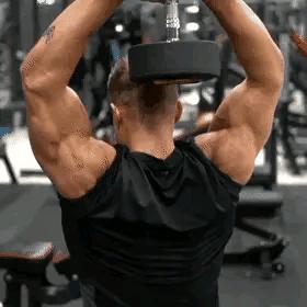 如何用哑铃快速锻炼手臂肌肉,如何用哑铃练手臂动作图解