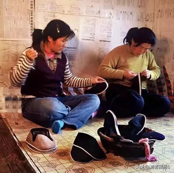 儿时穿的鞋,小时候做鞋的材料