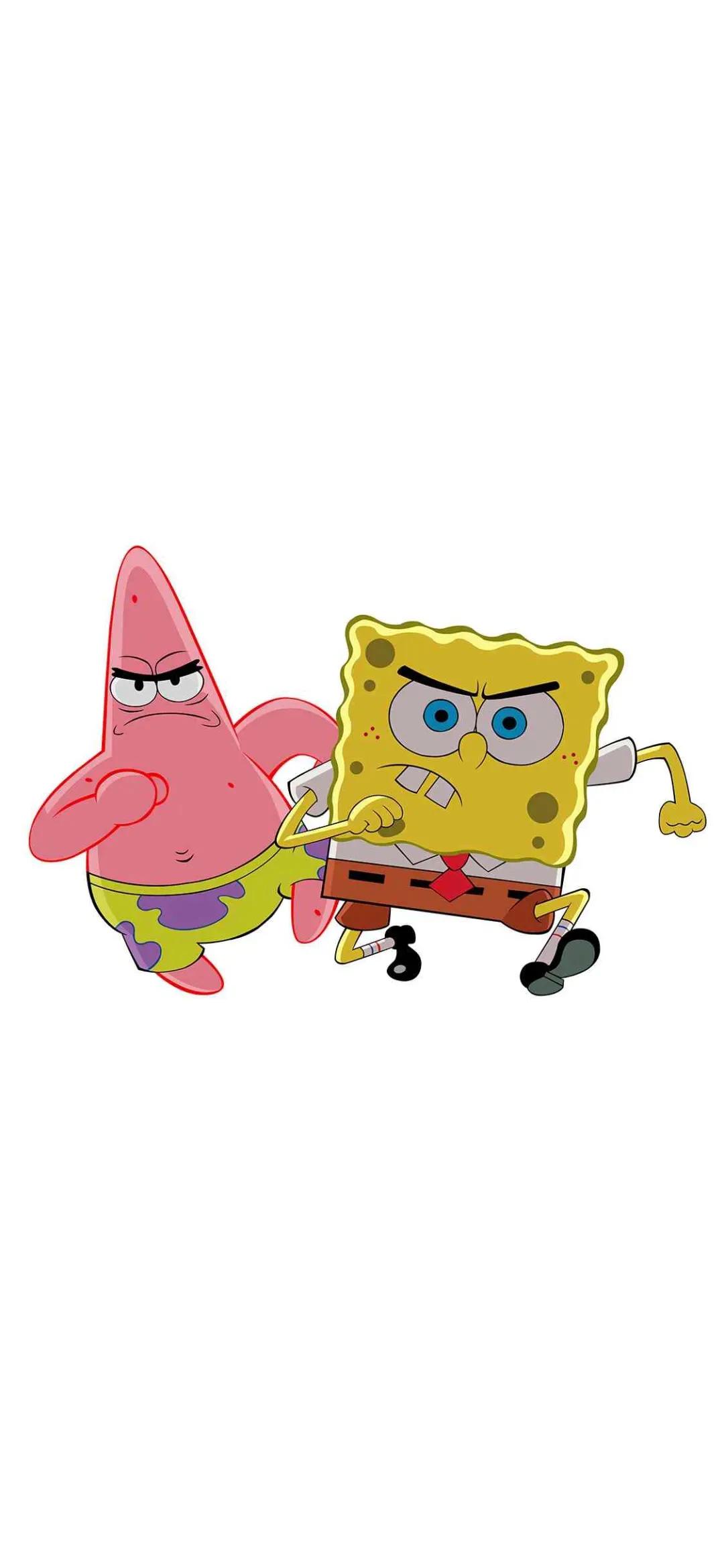 海绵宝宝壁纸全面屏全角色,关于海绵宝宝的壁纸高清