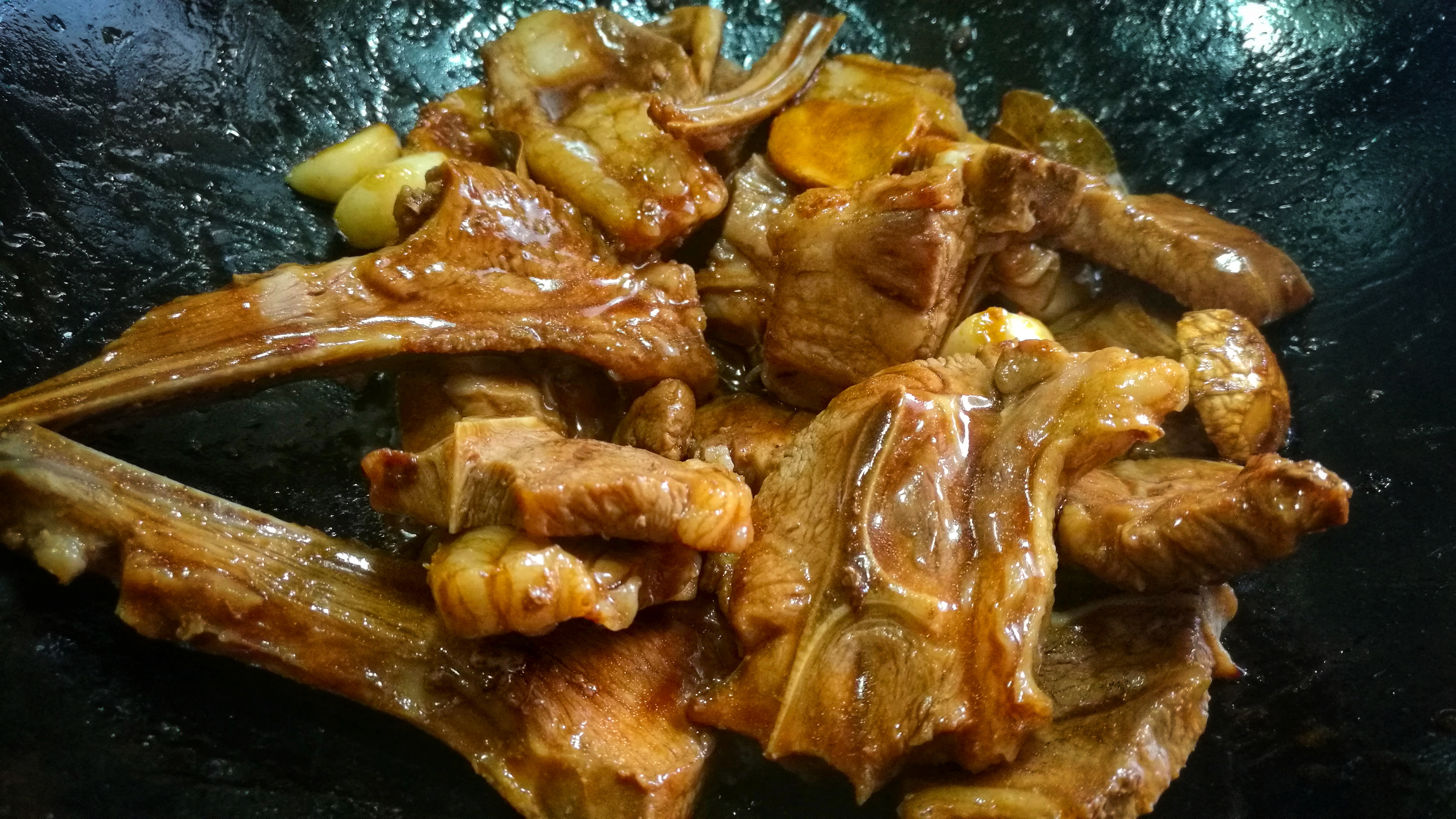 咖喱羊排简单做法,中西合璧烤羊排