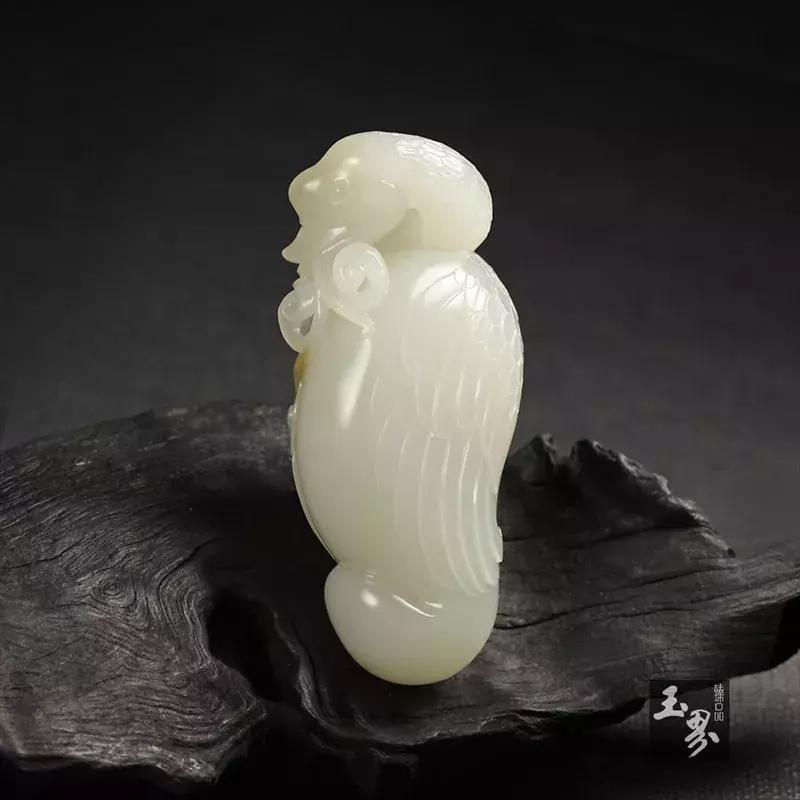 灵巧优雅、诗意游动—玉雕“鹅”