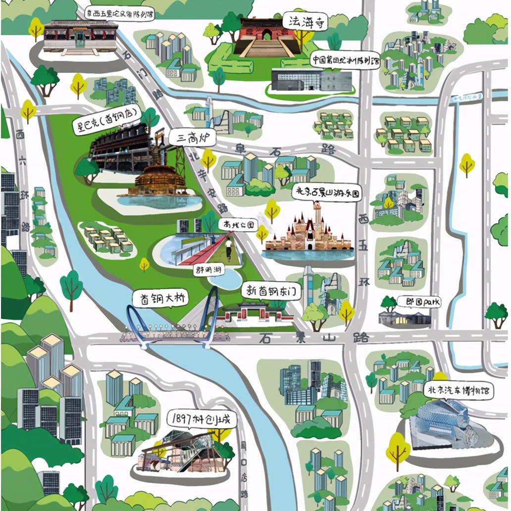 首钢有什么好玩的景点,北京京西旅游景点大全