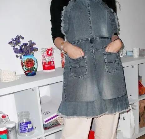 旧牛仔裤改造围裙大全步骤,旧牛仔裤改造围裙步骤