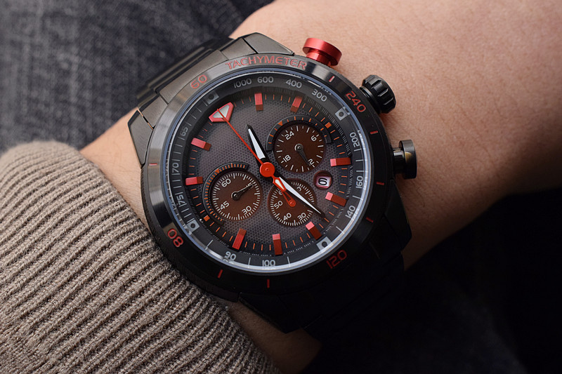 男光动能手表,男士亮光电子手表