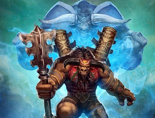 牛头人大地图腾,魔兽世界牛头人背后的大图腾图片