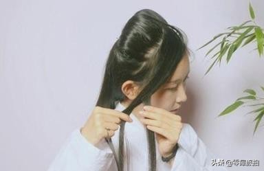 民族服饰变装汉服大家闺秀,大家闺秀日常汉服发型无发包