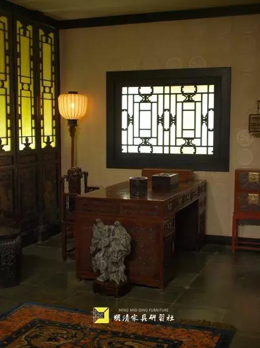 古典家具现代空间书房,古典家具与现代空间书房