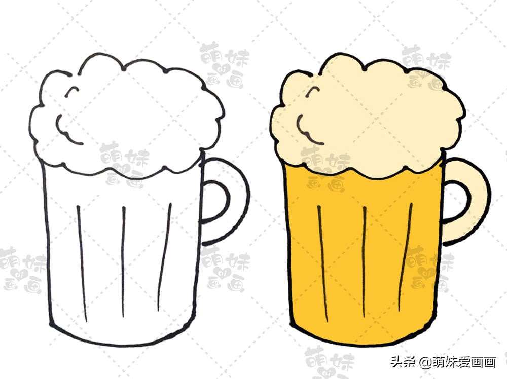 夏天主题儿童画简笔画,人物简笔画简单又漂亮手抄报