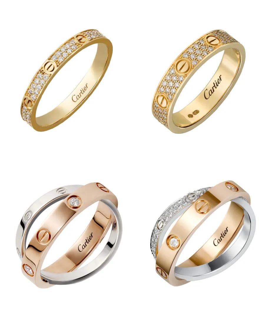 128对国际大牌对戒合集,结婚10周年纪念对戒推荐