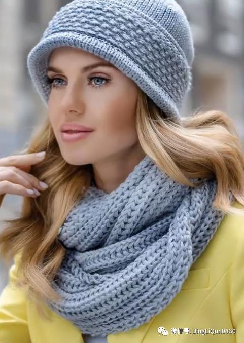 针织冬天的帽子,冬天针织帽子