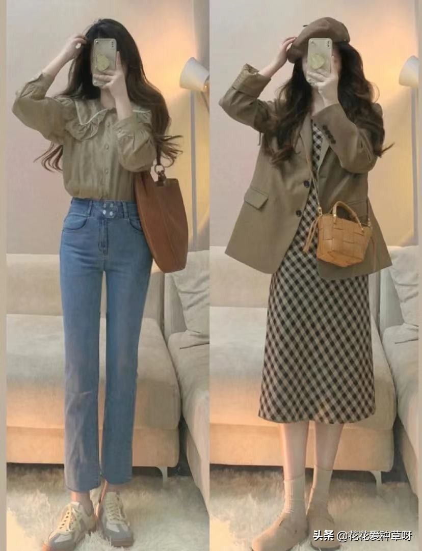 极致温柔的气质早秋穿搭