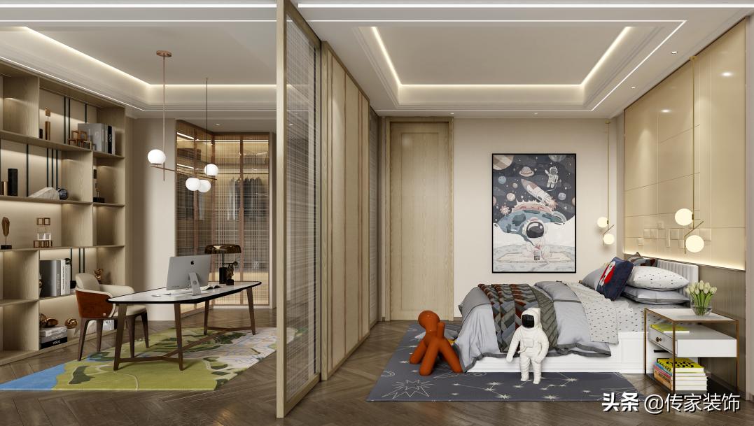 珠海别墅设计装修法式宫廷风格,轻奢风大宅别墅装饰设计实景