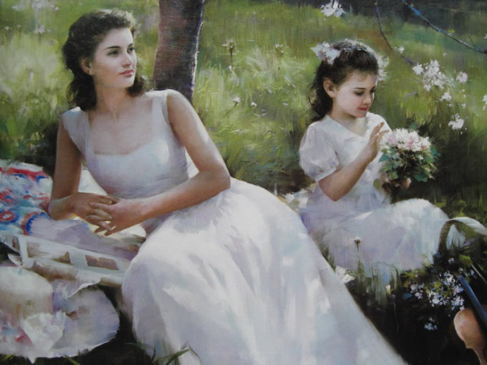 中国油画大师何岸油画欣赏,何岸油画风景写生作品