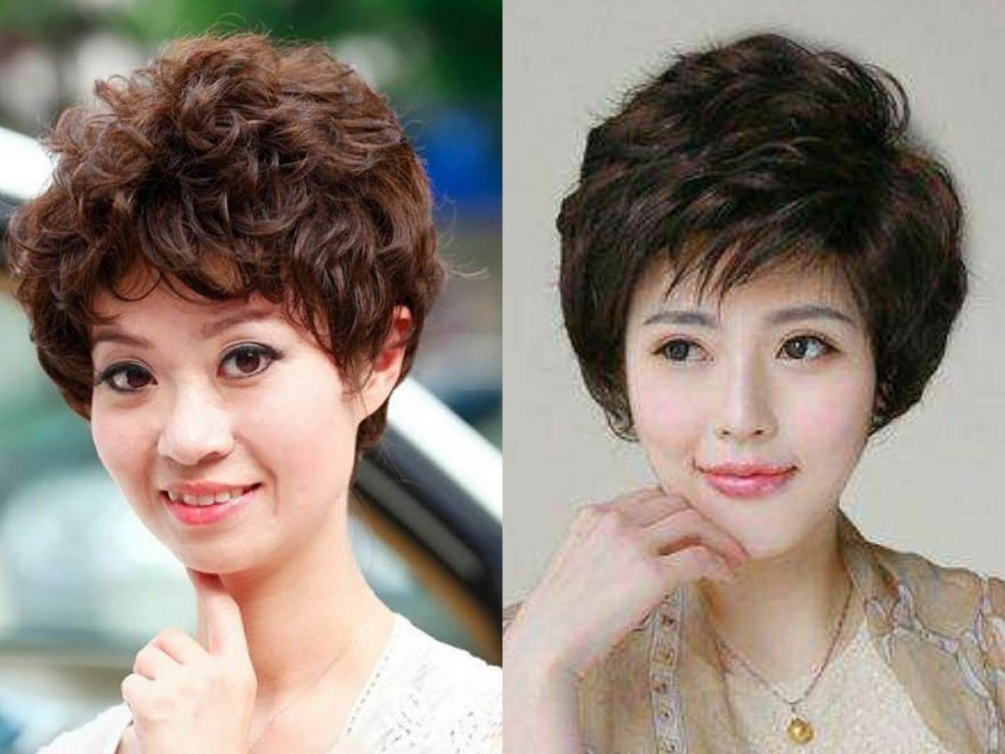 年纪大的阿姨剪什么发型,年纪大的阿姨卷发发型