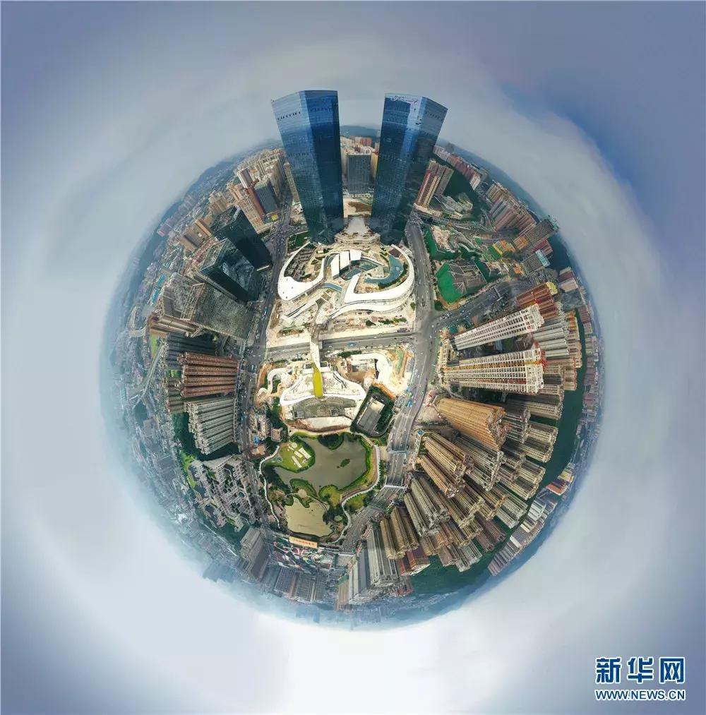 空中全景看贵阳,看贵阳的全景