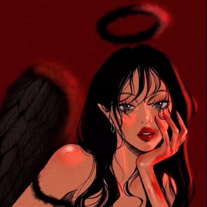 手绘漫画小清新情侣头像,唯美漫画女头像可爱小清新手绘