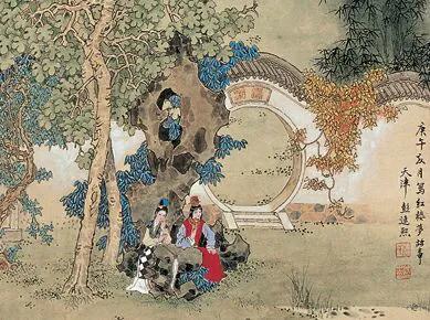 彭连熙绘红楼群芳图,彭连熙红楼梦作品欣赏