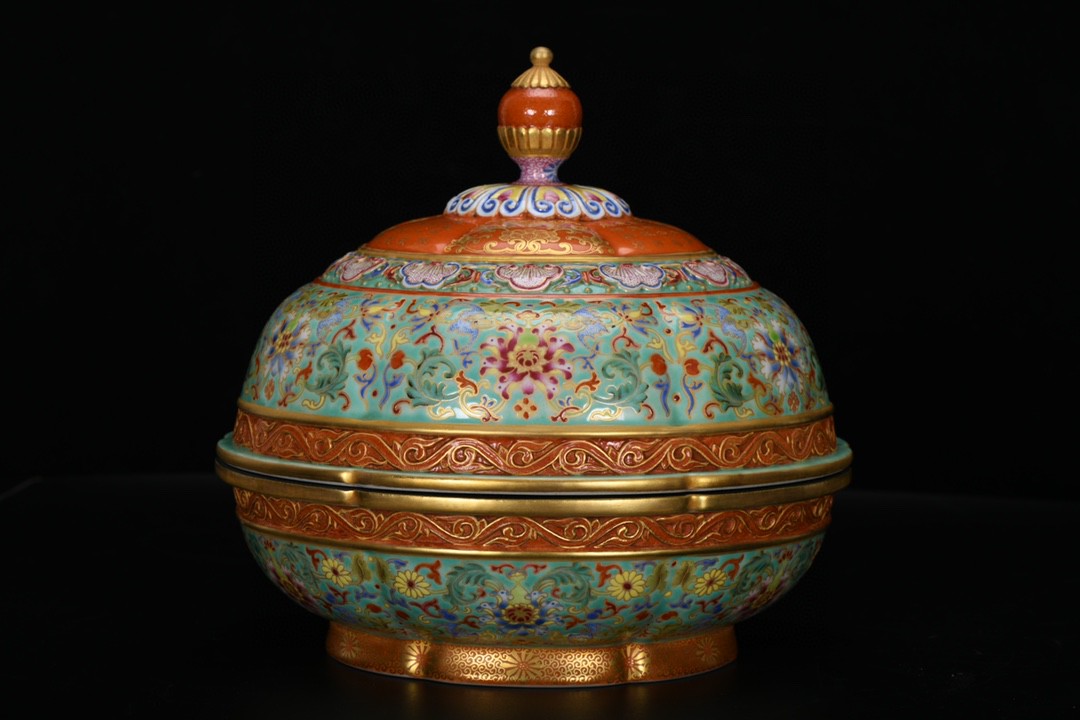 清代官窑珐琅彩将军罐,清代官窑珐琅彩鉴定方法