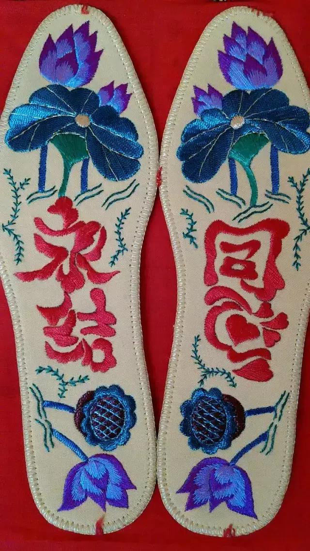 刺绣鞋垫图案大全图解,刺绣各种鞋垫图案