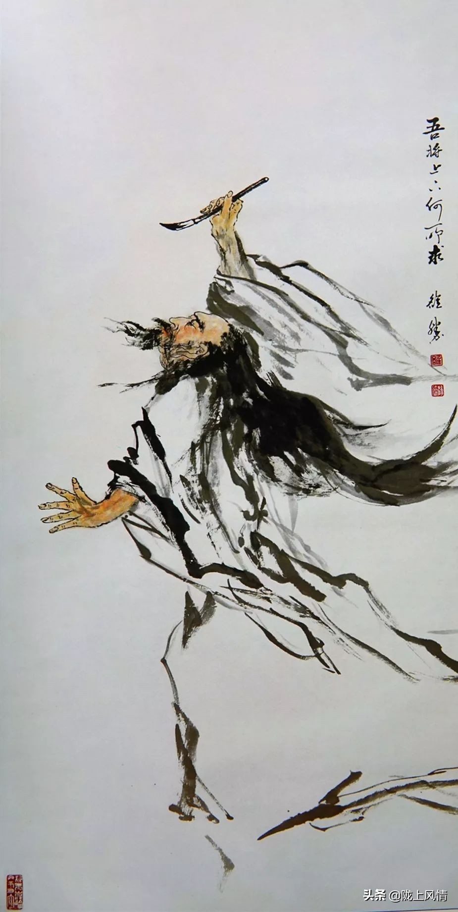 高山铸魂，苍根存气——军旅书画家雒胜奇记