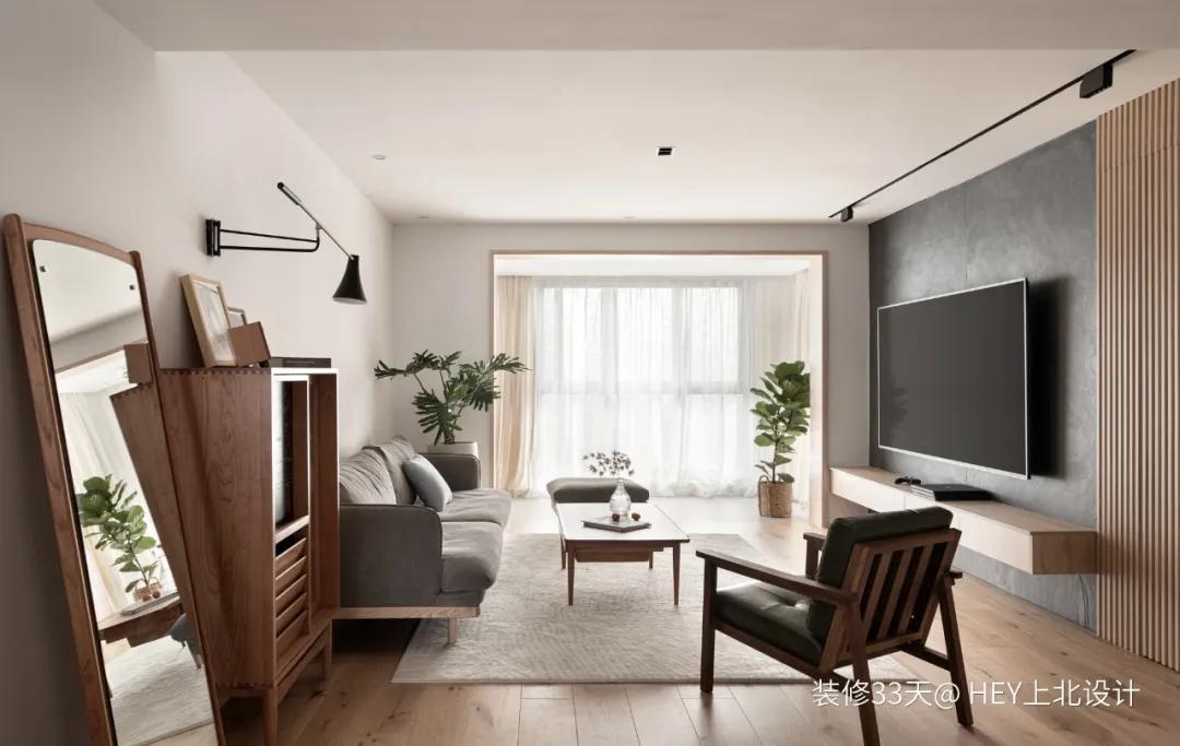 极简木材装饰,极简风装修木材